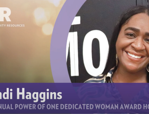 VP of Opportunity Hubs Brandi Haggins received Power of One Dedicated Woman Award